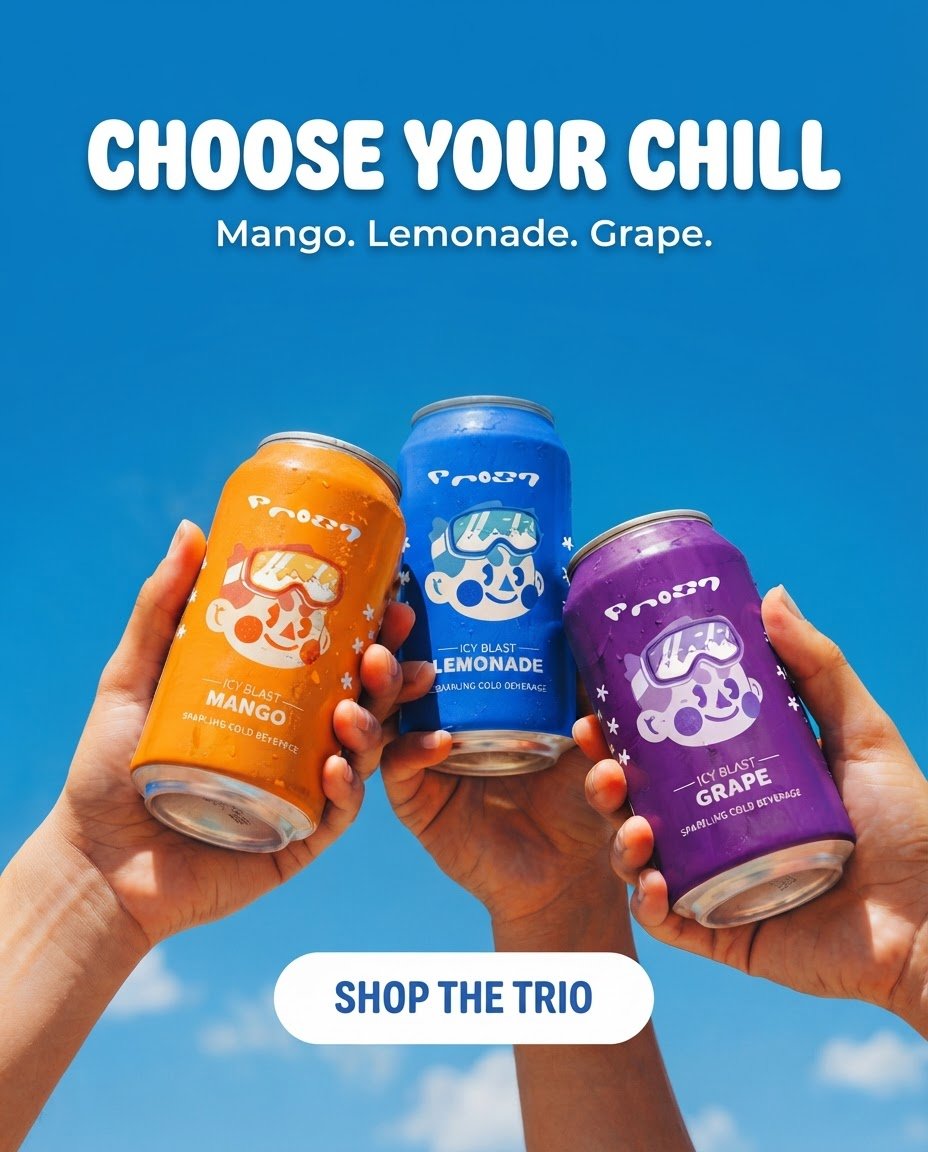 FROST trio ad in 4:5 format