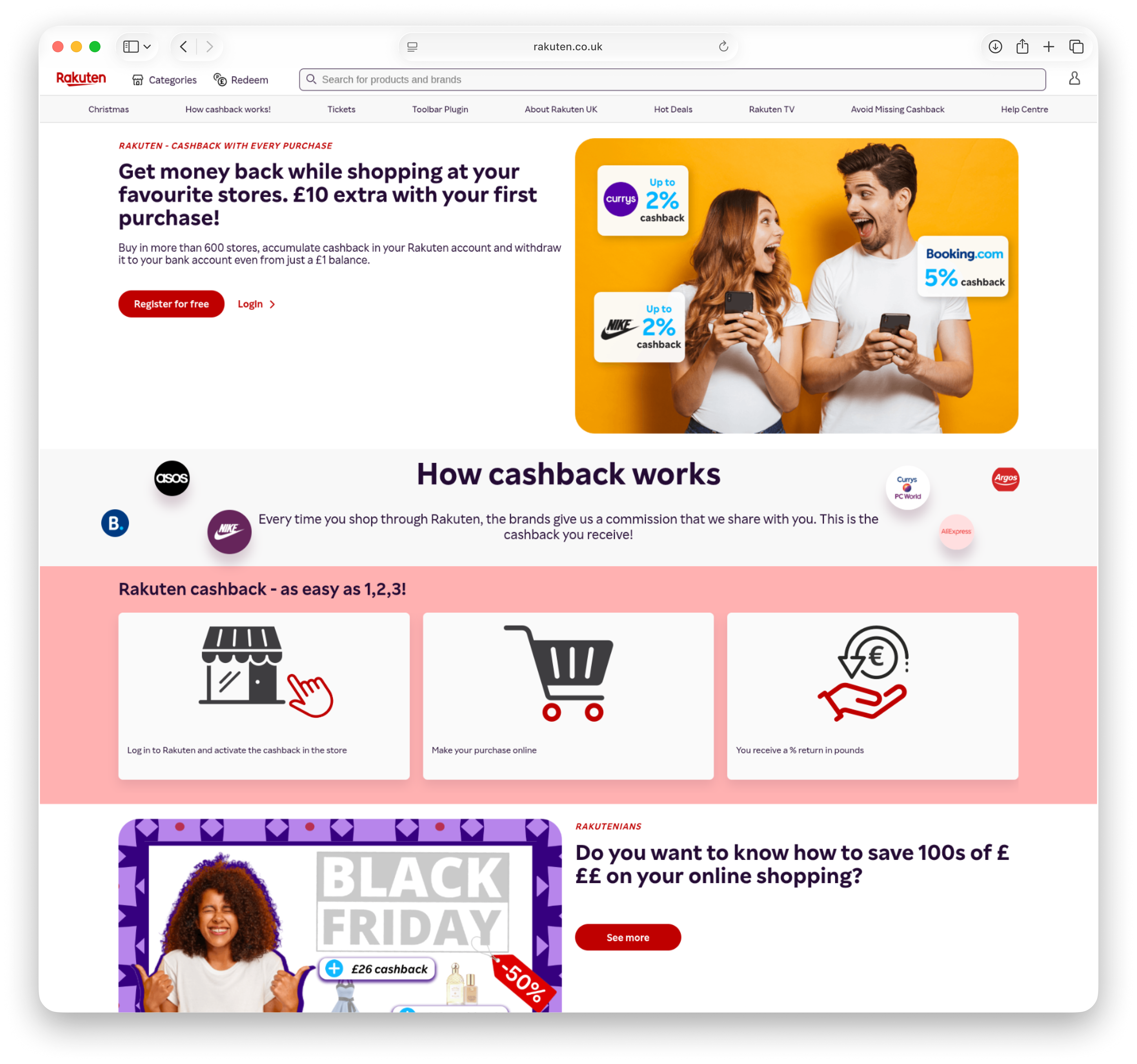 Web before